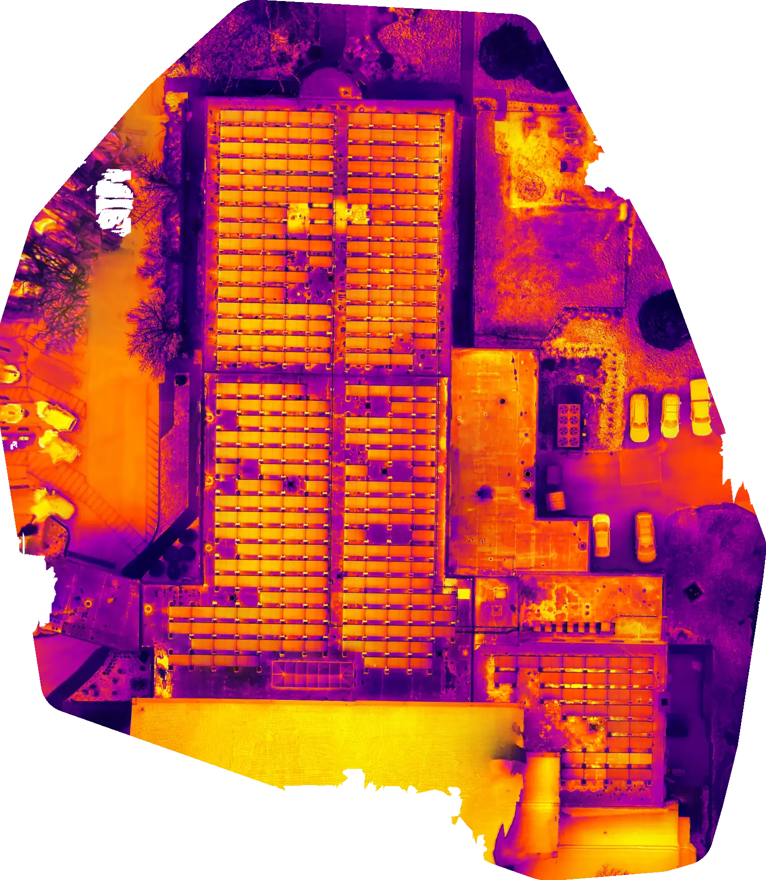 Thermal roof inspection